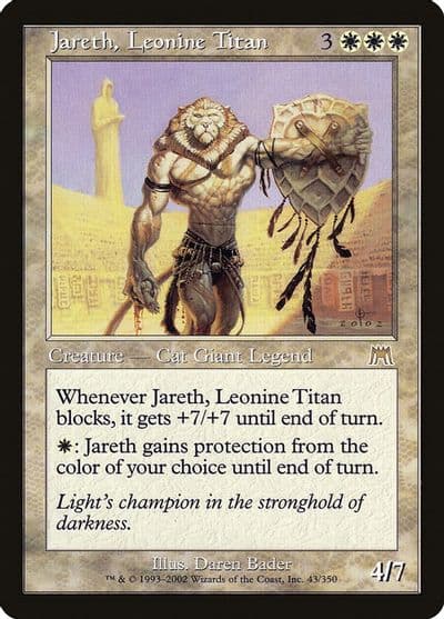 Jareth Leonine Titan Onslaught Magic card
