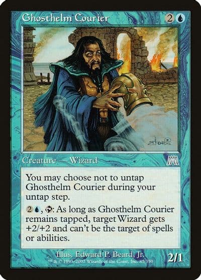 Ghosthelm Courier Onslaught Magic card