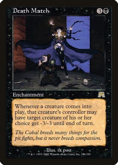 Death Match Onslaught Magic card