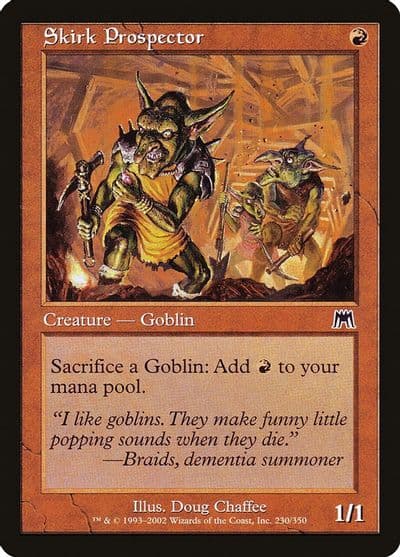 Skirk Prospector Onslaught Magic card