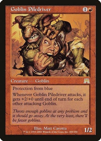 Goblin Piledriver Onslaught Magic card