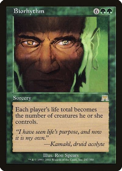Biorhythm Onslaught Magic card