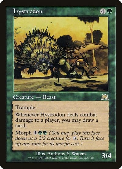 Hystrodon Onslaught Magic card