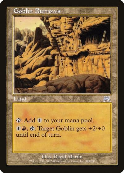 Goblin Burrows Onslaught Magic card