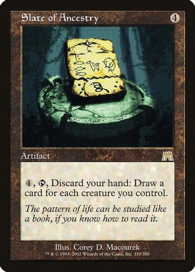 Slate of Ancestry Onslaught Magic card