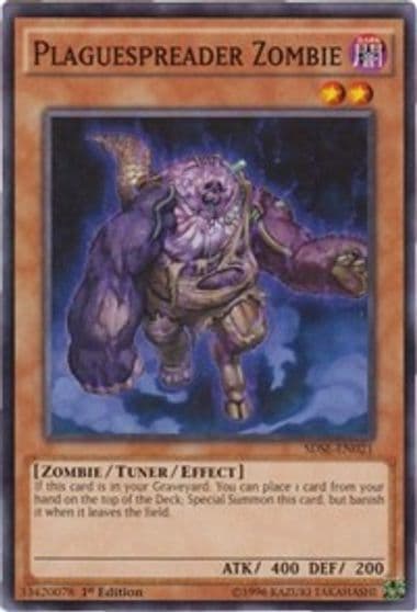 Plaguespreader Zombie Structure Deck: Synchron Extreme Yu-Gi-Oh! card