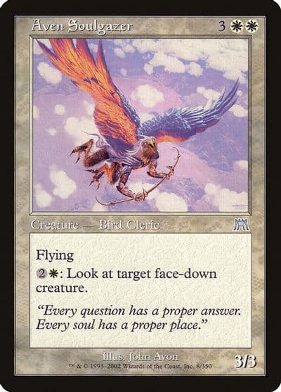 Aven Soulgazer Onslaught Magic card