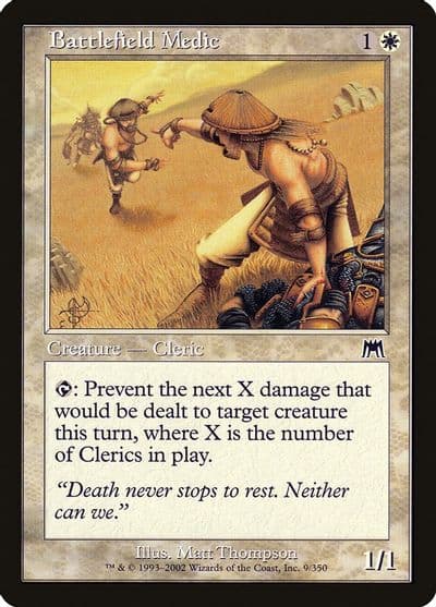Battlefield Medic Onslaught Magic card