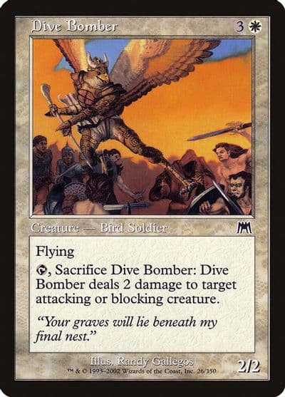 Dive Bomber Onslaught Magic card