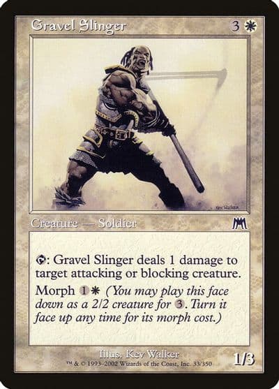 Gravel Slinger Onslaught Magic card