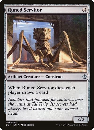 Runed Servitor Duel Decks: Zendikar vs. Eldrazi Magic card
