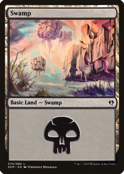 Swamp 070 Duel Decks: Zendikar vs. Eldrazi Magic card
