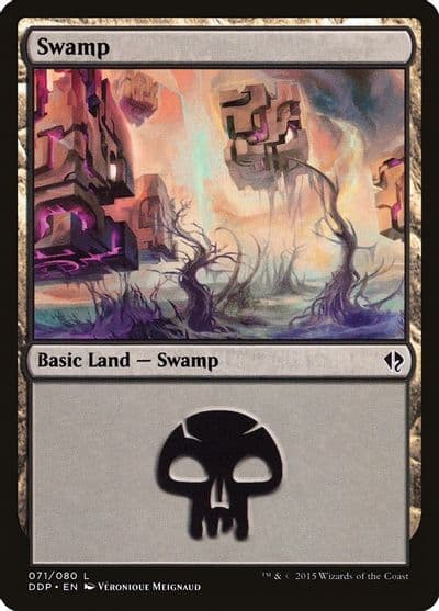 Swamp 071 Duel Decks: Zendikar vs. Eldrazi Magic card