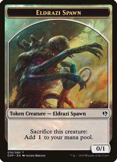 Eldrazi Spawn Token 076 Duel Decks: Zendikar vs. Eldrazi Magic card