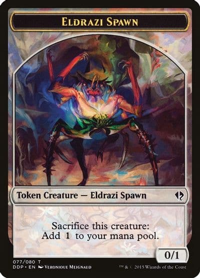 Eldrazi Spawn Token 077 Duel Decks: Zendikar vs. Eldrazi Magic card