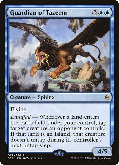 Guardian of Tazeem Battle for Zendikar Magic card