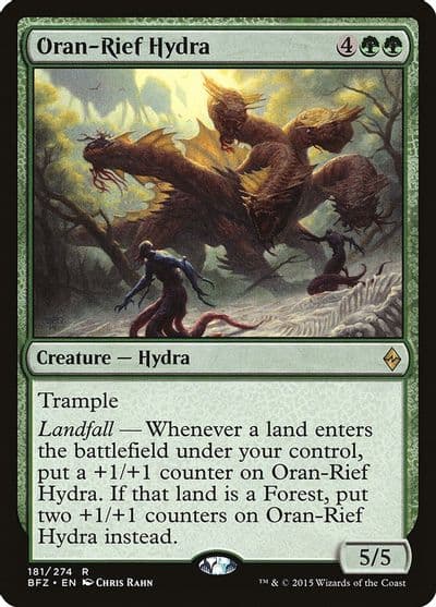 Oran Rief Hydra Battle for Zendikar Magic card