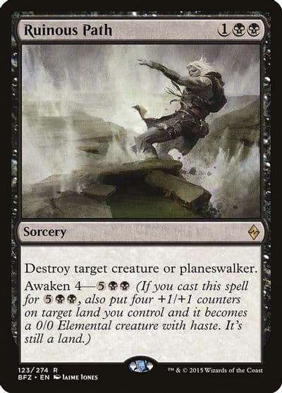 Ruinous Path Battle for Zendikar Magic card