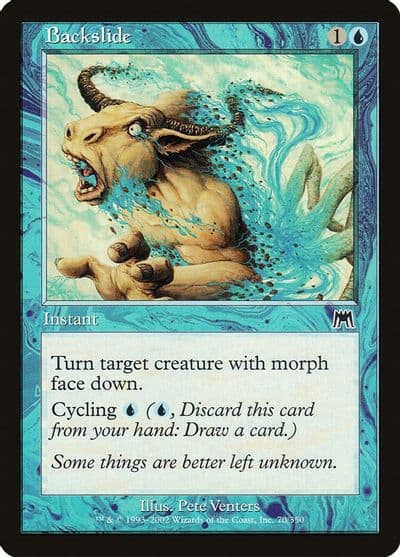 Backslide Onslaught Magic card