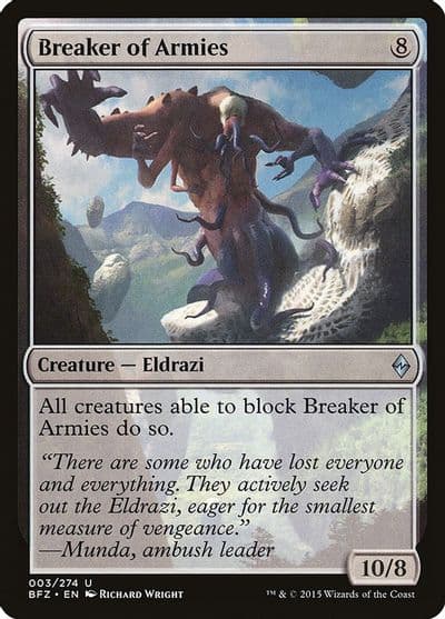 Breaker of Armies Battle for Zendikar Magic card
