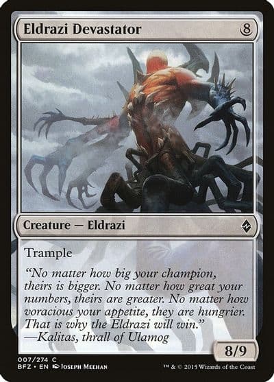 Eldrazi Devastator Battle for Zendikar Magic card
