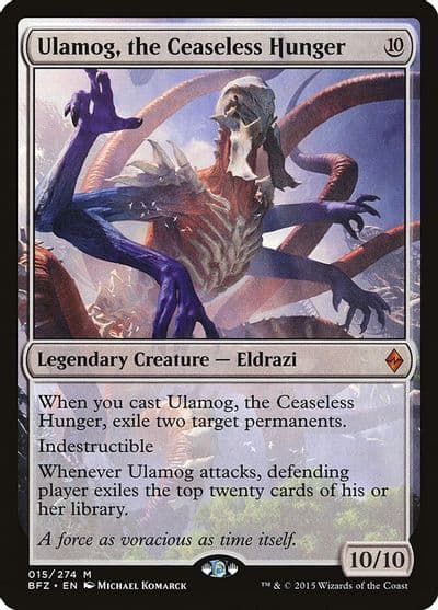 Ulamog the Ceaseless Hunger Battle for Zendikar Magic card