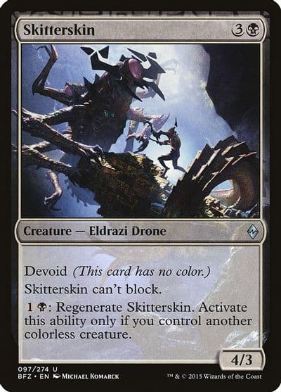 Skitterskin Battle for Zendikar Magic card