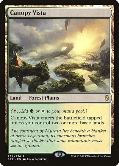 Canopy Vista Battle for Zendikar Magic card