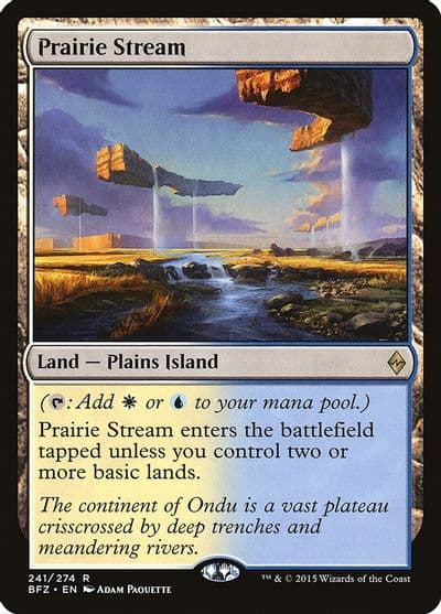 Prairie Stream Battle for Zendikar Magic card