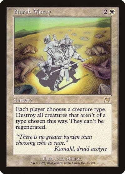 Harsh Mercy Onslaught Magic card