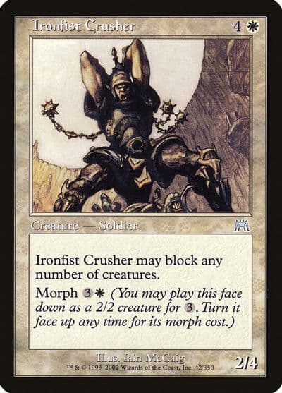 Ironfist Crusher Onslaught Magic card