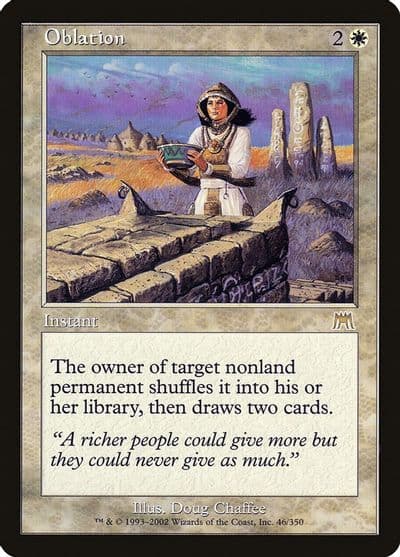 Oblation Onslaught Magic card