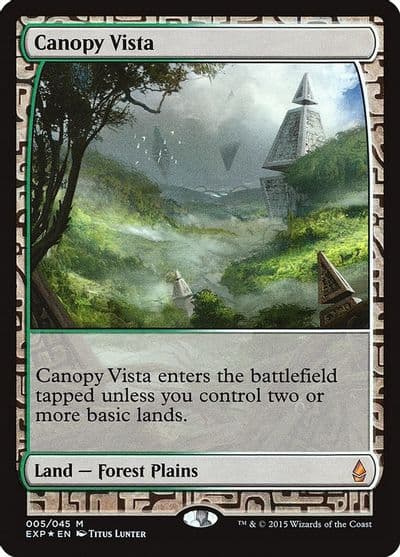 Canopy Vista Zendikar Expeditions Magic card