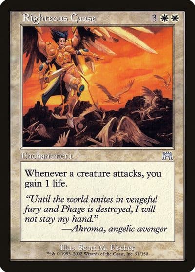 Righteous Cause Onslaught Magic card