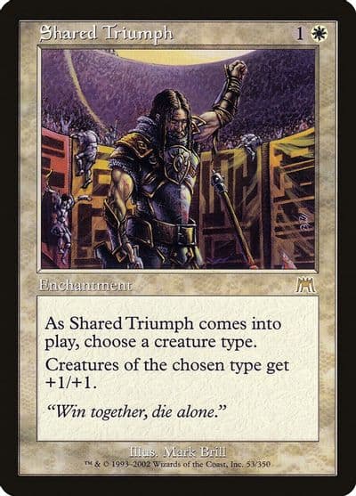 Shared Triumph Onslaught Magic card