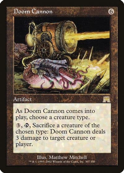 Doom Cannon Onslaught Magic card