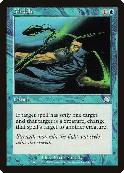 Meddle Onslaught Magic card