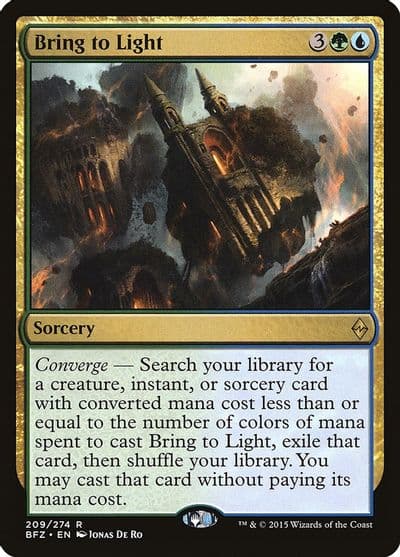 Bring to Light Battle for Zendikar Magic card