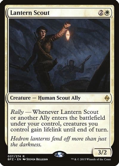 Lantern Scout Battle for Zendikar Magic card
