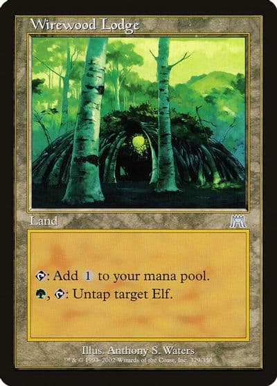 Wirewood Lodge Onslaught Magic card