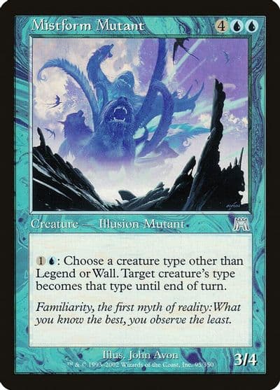 Mistform Mutant Onslaught Magic card