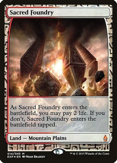 Sacred Foundry Zendikar Expeditions Magic card
