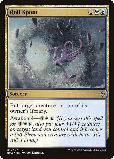 Roil Spout Battle for Zendikar Magic card