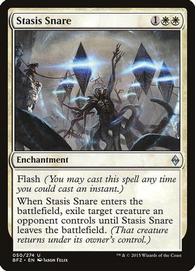Stasis Snare Battle for Zendikar Magic card