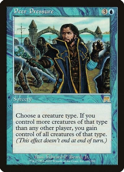 Peer Pressure Onslaught Magic card