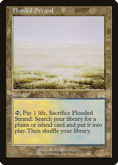 Flooded Strand Onslaught Magic card