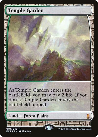 Temple Garden Zendikar Expeditions Magic card