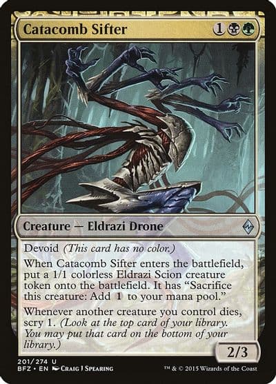 Catacomb Sifter Battle for Zendikar Magic card