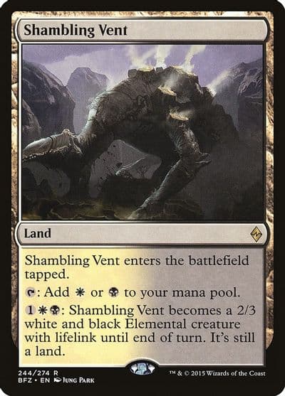 Shambling Vent Battle for Zendikar Magic card