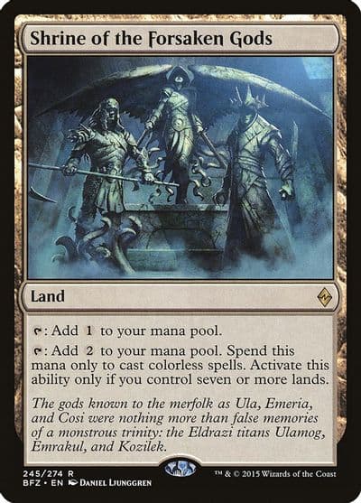 Shrine of the Forsaken Gods Battle for Zendikar Magic card